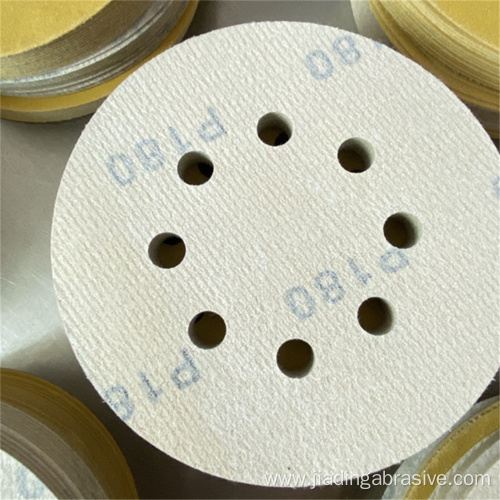 hook and loop abrasive film discs for automotive